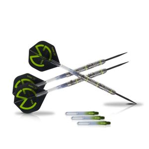 XQ Max Fléchettes de 21 grammes Michael van Gerwen Green Demolisher - 70% tungst?ne - Pointe acier