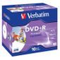 CD - DVD - BLU-RAY VIERGE POUR PC Verbatim DVD+R Imprimable 16X (par10)