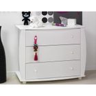 ARMOIRE-BIBLIOTHEQUE-COMMODE SOFAMO Commode Medea Blanc