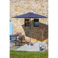 Parasol Basic gris aluminium 3m Parasol Basic gris aluminium 3m