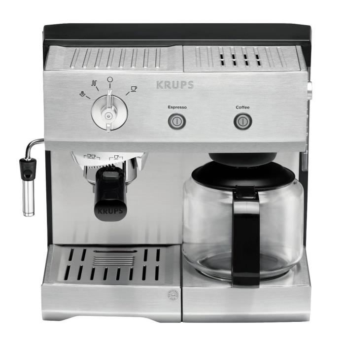 KRUPS XP224010 Machine à café expresso combinée Inox Achat / Vente