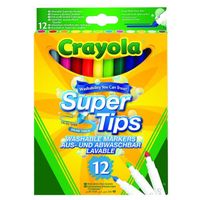 JEU DE PEINTURE-DESSIN-COLORIAGE Crayola 12 Feutres à dessiner lavables