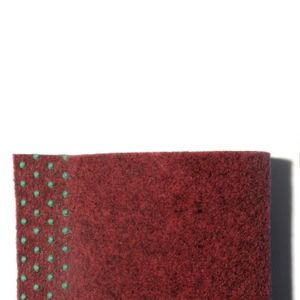 TAPIS Tapis Portland organique rouge 50x80cm