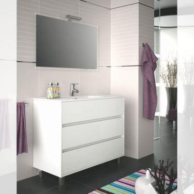 salle de bain 100 cm couleur blanc  Achat / Vente salle de bain 