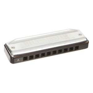 SUZUKI BLUESMASTER Harmonica diatonique en La - Finition chromée