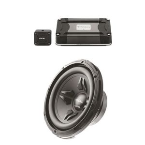 KIT FOCAL Amplificateur Ultra-compact Mono FD 1.350 210 W RMS 350 W Max + Subwoofer Auditor R-250S 250 W RMS 500 W M