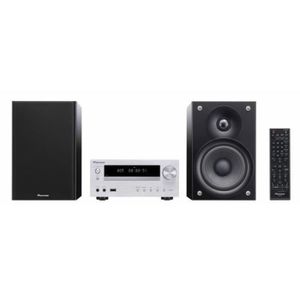 PIONEER - X-HM-50 - Micro chaîne stéréo Bluetooth, lecteur CD, USB pour IPod, IPhone, Ipad - 100W RMS - Gris