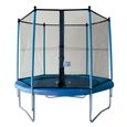 TRAMPOLINE  Trampoline TWIN 250 BLEU avec filet