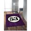 TAPIS Tapis RALLY 53 100x150cm prune noir & blanc