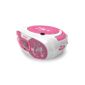  AKAI AB-50P Boombox Rose