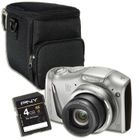 APPAREIL PHOTO COMPACT CANON SX150 IS Argent + Etui + Carte SD 4Go