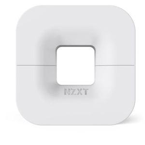 NZXT Support magnétique pour casque et câblage Puck - Silicone, magnets - 85 x 85 x 40mm - Blanc