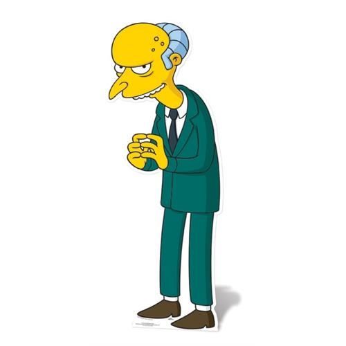 Figurine en carton taille réelle Mr Burns Simpson Achat / Vente figurine personnage Cdiscount