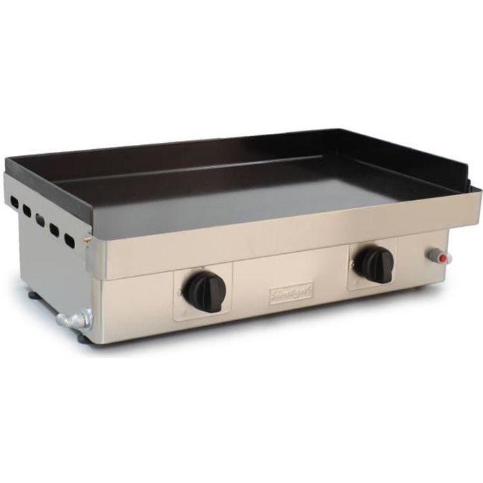 Plancha à gaz DELUXE 75 en acier laminé