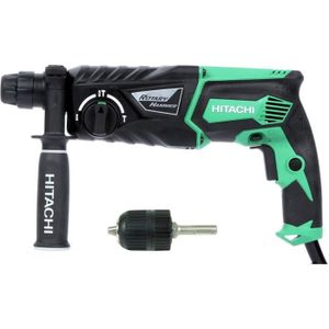 HITACHI POWER TOOLS Perforateur burineur SDS Plus 730W 2,7 J avec mandrin autoserrant 13mm