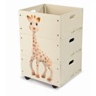 BOITE DE RANGEMENT Set de 3 caisses empilables Sophie La Girafe