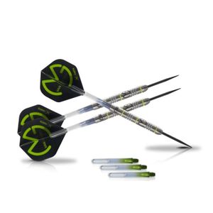 XQ Max Fléchettes de 23 grammes Michael van Gerwen Green Demolisher - 70% tungst?ne - Pointe acier