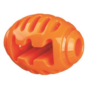 TRIXIE Soft & Strong Ballon de rugby - TPR - 10 cm - Orange - Pour chien