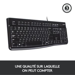 CLAVIER D'ORDINATEUR Logitech clavier filaire - K120 Business CLAVIER D'ORDINATEUR Logitech clavier filaire - K120 Business