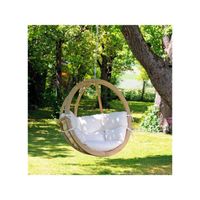 Sphére bois coussins rembourrés GLOBO Chair Natura Sphére bois coussins rembourrés GLOBO Chair Natura