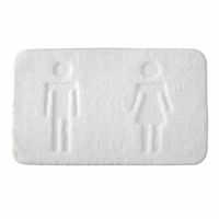 TAPIS DE BAIN-TOILETTE - RIDEAU DOUCHE PICTO Tapis de bain