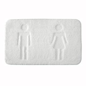 TAPIS DE BAIN-TOILETTE - RIDEAU DOUCHE PICTO Tapis de bain
