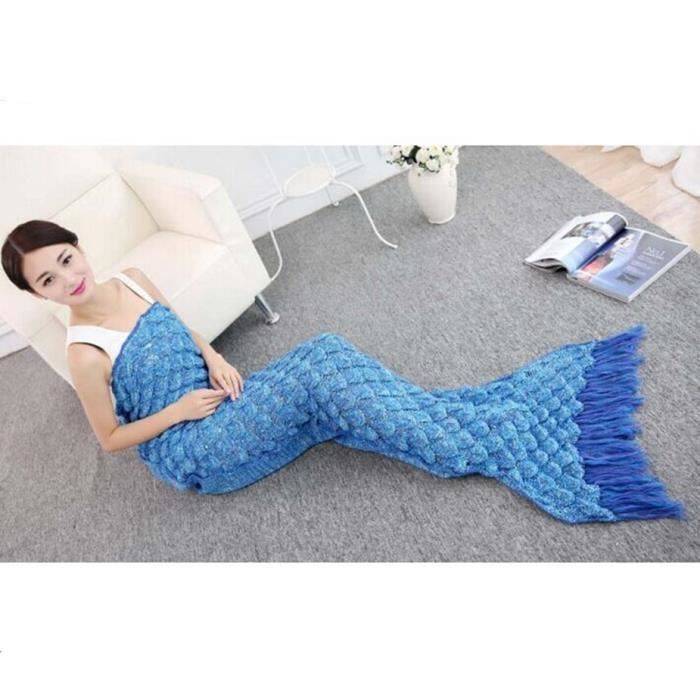 Mode tricot Ãcaille de poisson et tassel désign mermaid forme ... Désign Banquette Design