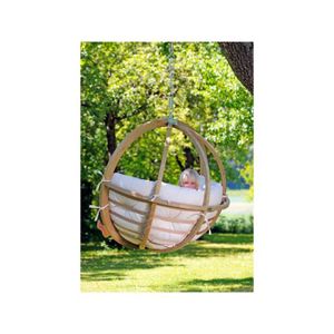 Sphére bois coussins rembourrés GLOBO Chair Natura