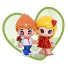  Poupées Pinypon Zamoureux -Yeux Coeur - 7 Cm