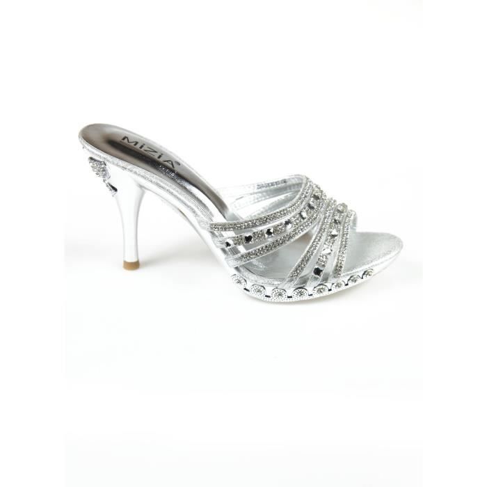 Sandales laniÃ¨res Ã  strass - Sandales en tissu Tige pailletÃ©e ...