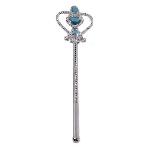 MAGNIFIQUE SCEPTRE ROYAL BLEU REINE DES NEIGES Bleu Achat / Vente