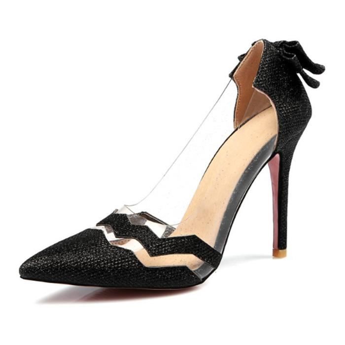 chaussure talon bout rond
