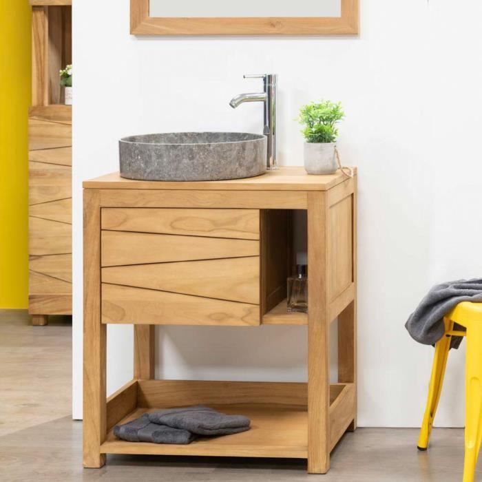 Salle de bain complète bois massif achat / vente salle de bain ... Meuble sdb bois massif