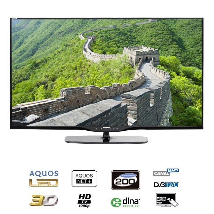 SHARP LC 60LE651E TV LED HD 3D 152 cm