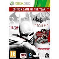 JEUX XBOX 360 BATMAN ARKHAM CITY GOTY / Jeu console XBOX 360 JEUX XBOX 360 BATMAN ARKHAM CITY GOTY / Jeu console XBOX 360