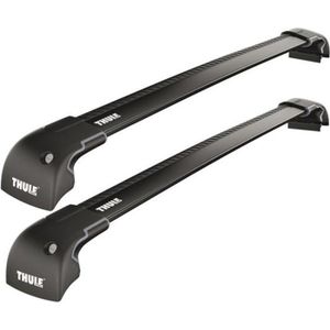 THULE 9595B Jeu WingBar Edge (Fixpoint) Aluminium Noir