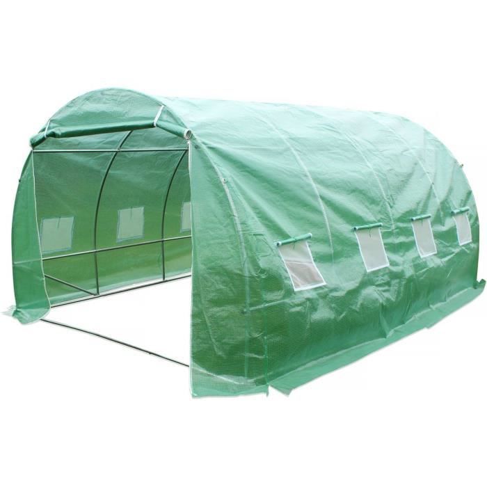 Serre tunnel de jardin Althea 12m² 4 x 3 x 2 m Achat / Vente