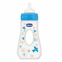 CHICCO Biberon Promenade PP 240ml Bleu 4m+ CHICCO Biberon Promenade PP 240ml Bleu 4m+