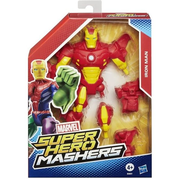 Figurine Super Heros Mashers Marvel Transformables Hasbro : King Jouet,