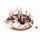 QUILLE - BOULE - PALET Set d'Anniversaire en Bois avec accessoires