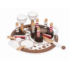  Set d'Anniversaire en Bois avec accessoires