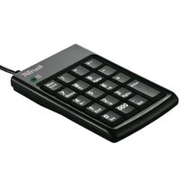 CLAVIER - PAVE NUMERIQUE Trust Pavé numérique Hub USB KP-1200p