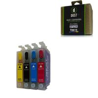 CARTOUCHE IMPRIMANTE Dust Pack 4 cartouches rechargeables Epson T0615