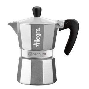 AETERNUM Cafeti?re ALLEGRA en métal argenté capacité 3 tasses
