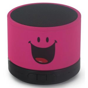 MOBILITY LAB Enceinte filaire Smiley World Rose
