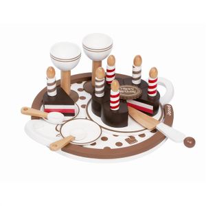 QUILLE - BOULE - PALET Set d'Anniversaire en Bois avec accessoires QUILLE - BOULE - PALET Set d'Anniversaire en Bois avec accessoires