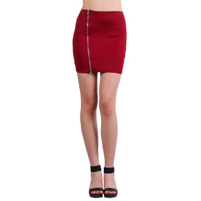 jupe moulante Bordeaux Bordeaux Achat / Vente jupe kilt Mini jupe