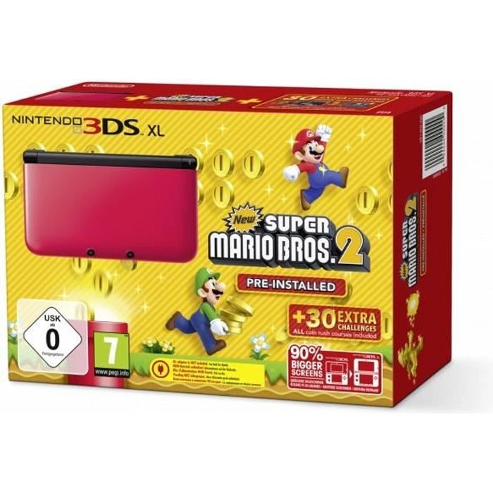 Nintendo 3DS XL rot New Super Mario Bros. 2 Achat / Vente console 3ds