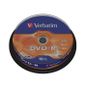 CD - DVD - BLU-RAY VIERGE POUR PC Verbatim DVD-R 16x (10)