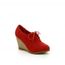 RICHELIEU Chaussure femme Richelieu KATHLI… Rouge